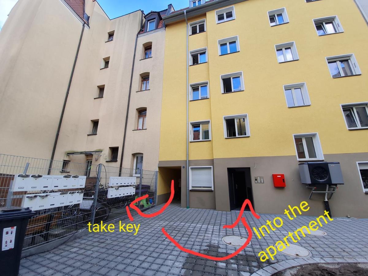 Modern Living Studio Kueche Netflix Inklusive Top Lage Nürnberg Eksteriør bilde