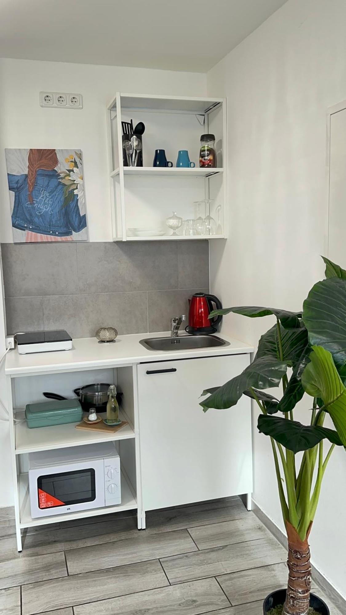 Modern Living Studio Kueche Netflix Inklusive Top Lage Nürnberg Eksteriør bilde